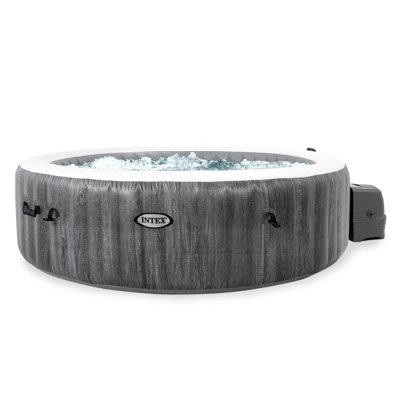 Intex Intex 6 - Person 140 - Jet Round Inflatable Hot Tub in Grey in Hot Tubs & Pools