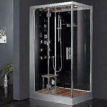 Enjoy the pleasures of the Eago Steam Shower DZ959F8, 47x36x89 ( Left/Right ) ( Black or White ) in Plumbing, Sinks, Toilets & Showers