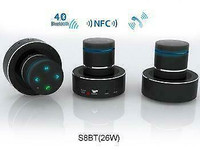 Promo! S8BT 26W Vibration Bluetooth Speaker with USB Charger