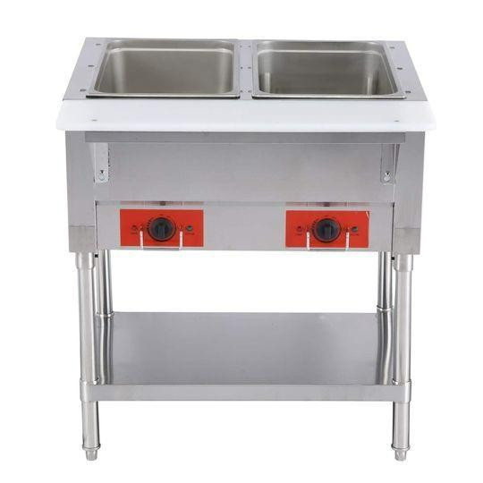 Brand New Electric 2 Well Steam Table - 120V, Enclosed Cabinet in Other Business & Industrial - Image 4
