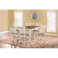 August Grove Hartling Bayberry 7 Piece Counter Height Dining Set