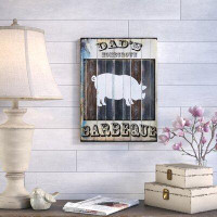 August Grove 'Dads BBQ 2' Graphic Art Print on Wrapped Canvas