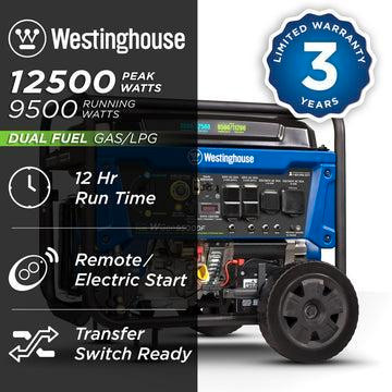 Dual Fuel Generator - Westinghouse 9500DF - Winter Clearance in Power Tools in Saskatchewan - Image 2