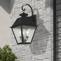 Lark Manor Pineville 3-Light Outdoor Wall Lantern