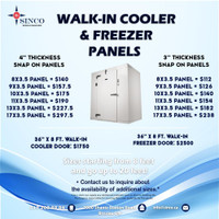 Walk In Coolers &amp; Freezers Panels 4 and 3 Thickness / Sinco Food Equipment