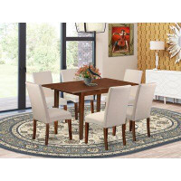 Winston Porter Finty 7 Piece Extendable Solid Wood Dining Set