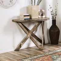 Gracie Oaks Silvin 47" Solid Wood Console Table