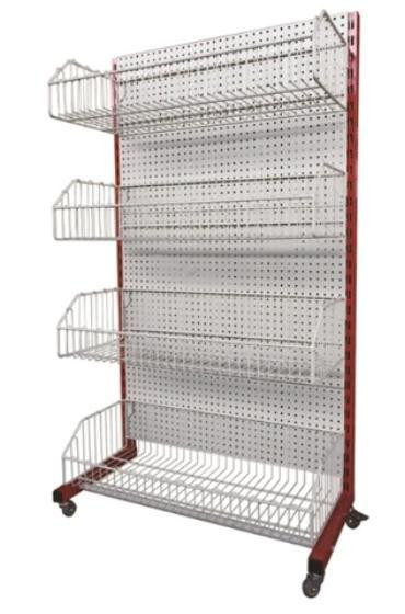 Gondola Shelving Single Sided with Baskets YD-S021 Starter in Industrial Kitchen Supplies