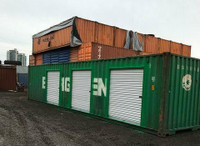New White 7 x 7 Shipping Container Roll-up Doors