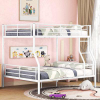 Williston Forge Modern Metal Bunk Bed, No Box Spring Needed