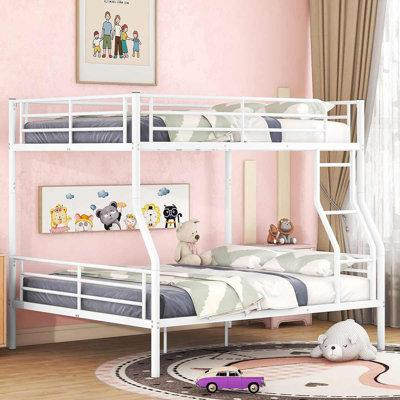 Williston Forge Modern Metal Bunk Bed, No Box Spring Needed in Beds & Mattresses