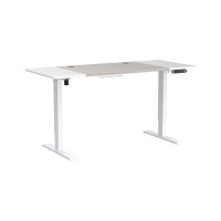 Inbox Zero Modern And  Height Adjustable Standing Desk With Double-Beam Frame