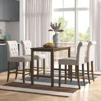 Lark Manor Alberica 4 - Person Counter Height Dining Set