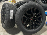 New Set of 1995-2023 Chevy Tahoe GMC Yukon 20 rims and Cooper all-season tires