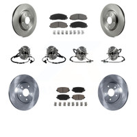 Front and Rear Wheel Bearing Hub Assembly Kit by Transit Auto KBB-119210