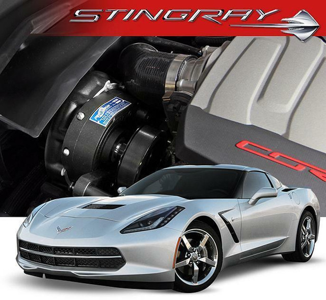 Procharger 2014-2019 Chevrolet Corvette C7 Stingray LT1 Supercharger Complet Kit P1SC Satin +180HP in Engine & Engine Parts - Image 2