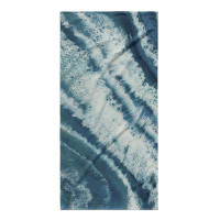 Rosecliff Heights TROPICAL WAVES Beach Towel By Christina Twomey