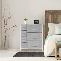 Sorbus Dresser With Drawers - Furniture Storage Tower Unit For Bedroom, Hallway, Office - Steel Frame, Wood Top, Easy Pu