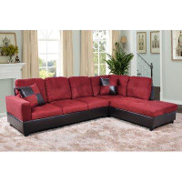 Wade Logan Lemley 103.5" Wide Sofa & Chaise