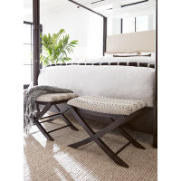 Hooker Furniture Retreat X-Base Upholstered Bedroom Bench