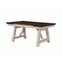 Gracie Oaks Cottage Style 1pc Extendable Dining Table