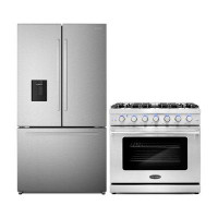 Cosmo Cosmo 2 Piece Kitchen Appliance Package with 36''