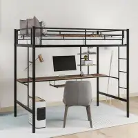 Viv + Rae Buettner Loft Bed With Desk And Shelf