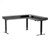 Accentuations by Manhattan Comfort Modern Triple Motor Standing Desk With Electric Height Adjustment