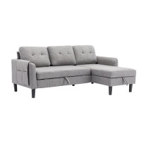 Latitude Run® United We Win Sectional Sofa Reversible Sectional Sleeper Sectional Sofa With Storage Chaise