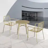 Hokku Designs Outdoor Table And Chair Furniture Wholesale Nordic Outdoor Table And Chair Combination Of Modern Simple Be