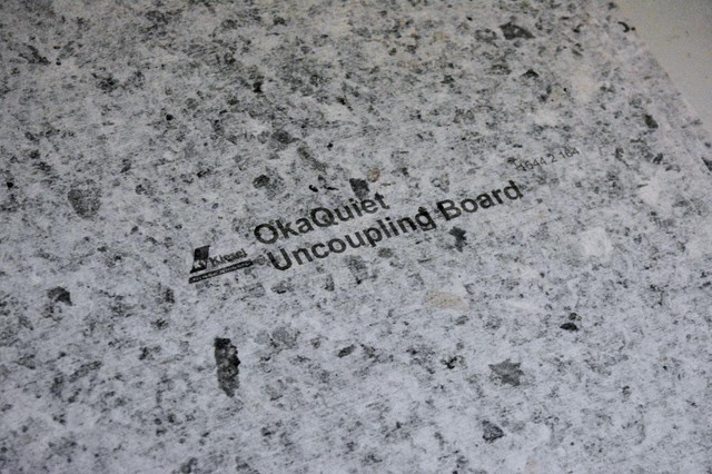 5x Kiesel OkaQuiet Uncoupling Sound Deadening Floor/Wall Boards,  Insulating Crack Prevention Quiet Walk Underlayment in Heavy Equipment Parts & Accessories in Ontario - Image 4
