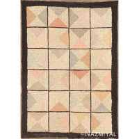 Nazmiyal Collection Antique American Hooked Rug