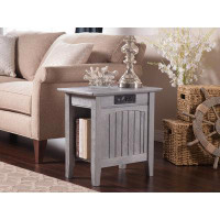 Highland Dunes Glenni Solid Wood End Table with Storage