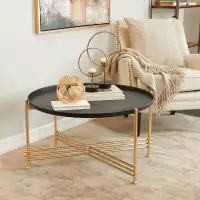 Everly Quinn Table basse Cole and Gray