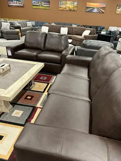 Leather Sofa Set on Huge Sale! Kijiji Furniture Sale