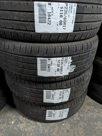 P235/65/17 235/65/17  HANKOOK KINERGY GT  ( all season summer tires ) TAG # 16472
