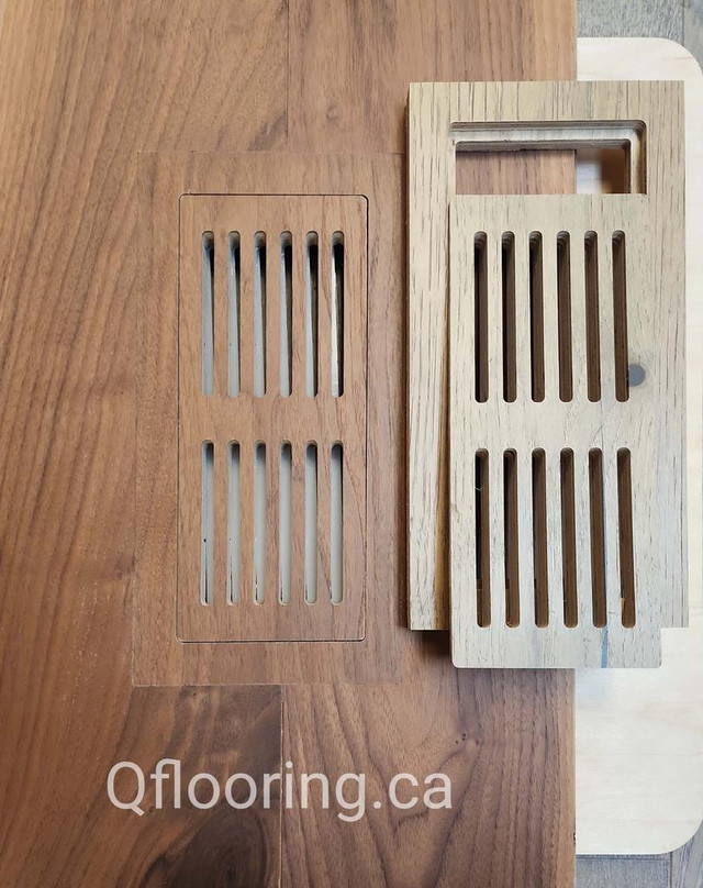 Hardwood vent covers, Flush Mount Wood Floor Air Vent Register, Grill, Vent cover, floor vents, Aria vent , Custom Vent in Home Décor & Accents - Image 4