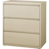 Lorell Lorell 3-Drawer Putty Lateral Files-Putty