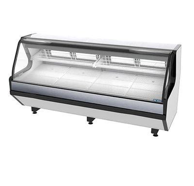 Pro Kold Curved Glass 99 Refrigerated Fresh Meat Display Case in Other Business & Industrial