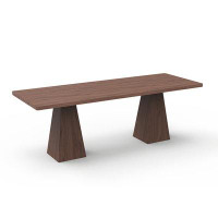 Hillock Home Solid Wood Conference Table Creative Rectangular Office Table Nordic Living Room Long Table Dining Table