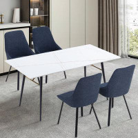 George Oliver 70.2" Dining Table And 4 Chairs (Set Of 5)