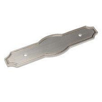 D. Lawless Hardware 3" Pryce Pull Back Plate Satin Nickel