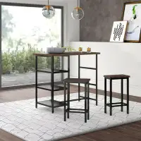 Zipcode Design™ Hursey 3 - Piece Counter Height Dining Set