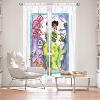 East Urban Home Lined Window Curtains 2-panel Set for Window Size 80" x 61" by Marley Ungaro - Teaching Mermaid