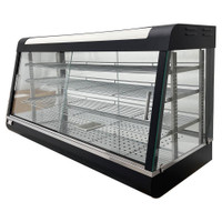 47in Commercial Desktop Food Display Cabinet Egg Tart Heating Insulation 110v Warmer 122089