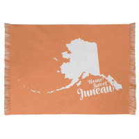 East Urban Home Juneau Alaska Orange Area Rug
