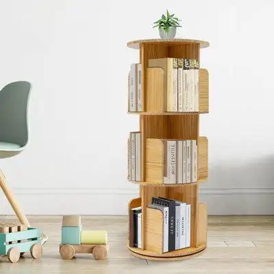 With its beautiful design this rotating bookcase is a sophisticated addition to your book collection...