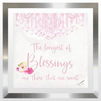 Picture Perfect International 'Baby Blessings' Framed Textual Art