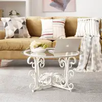 Ophelia & Co. Coffee Table With Tempered Glass