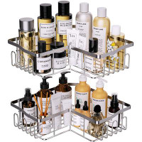 Rebrilliant Lutrell Adhesive Stainless Steel Shower Caddy